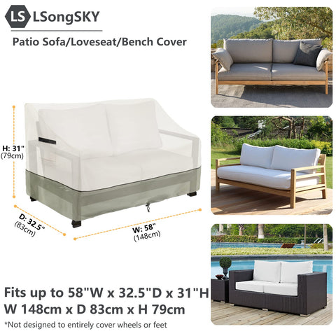 LSongSKY drawstring hem ensures a snug fit on windy days.
