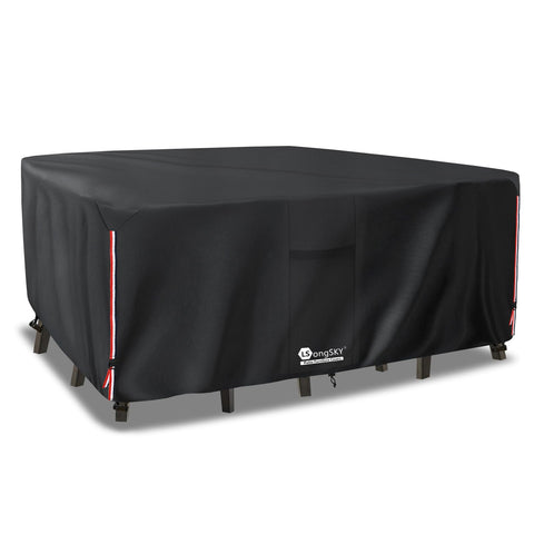 LSongSKY sectional sofa cover 111L x 74W x 28H safeguards seating and table