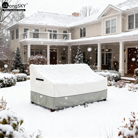 LSongSKY cover provides all season protection for outdoor 3-seater sofas