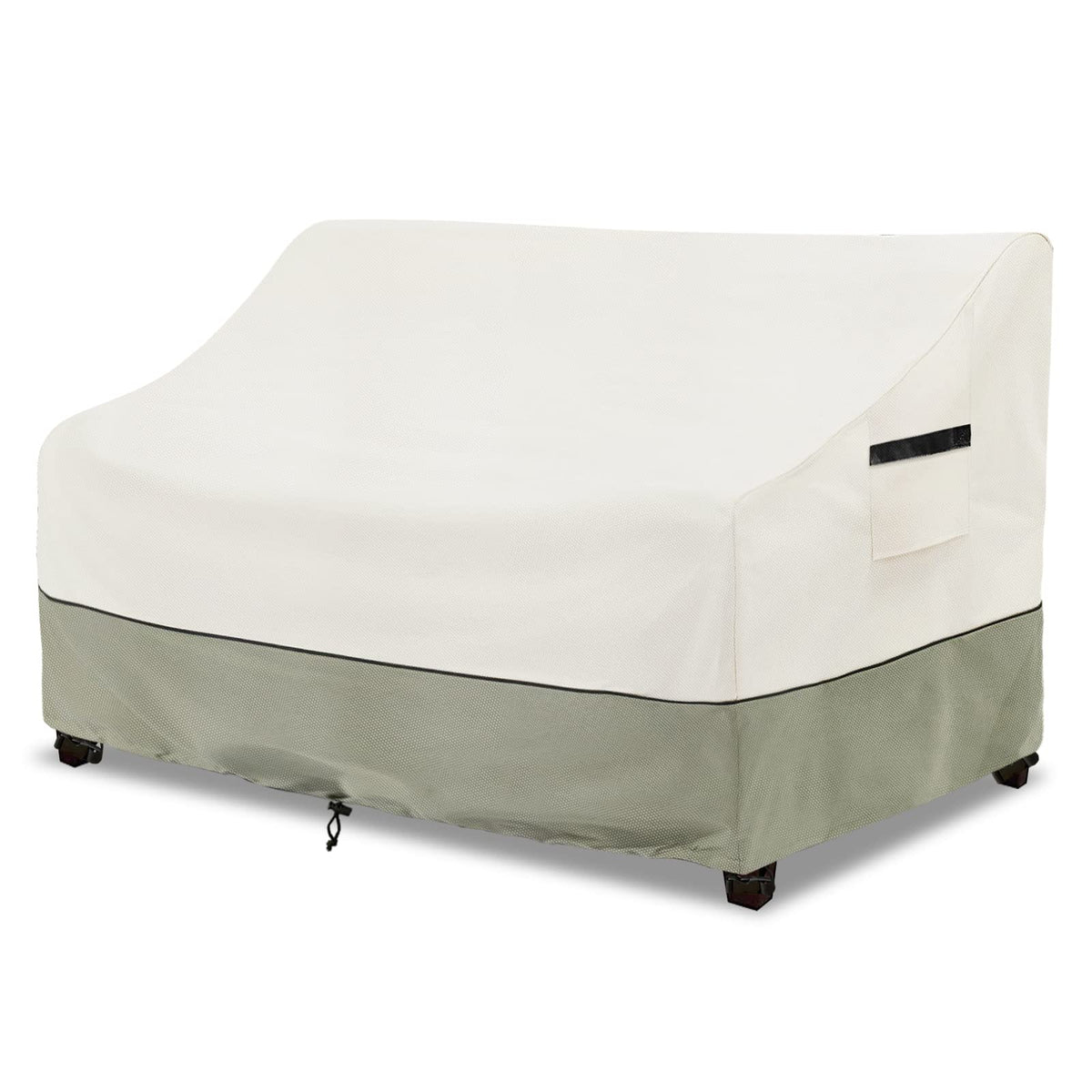 LSongSKY patio 3-seater sofa cover in waterproof fabric protecting outdoor seating from rain