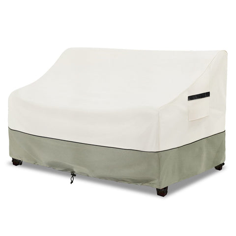 LSongSKY patio 3-seater sofa cover in waterproof fabric protecting outdoor seating from rain