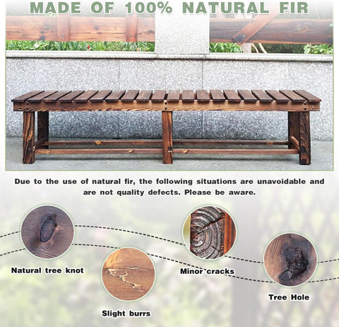 LSPYYDS carbonized wood detail, high-temperature treatment visible in grain