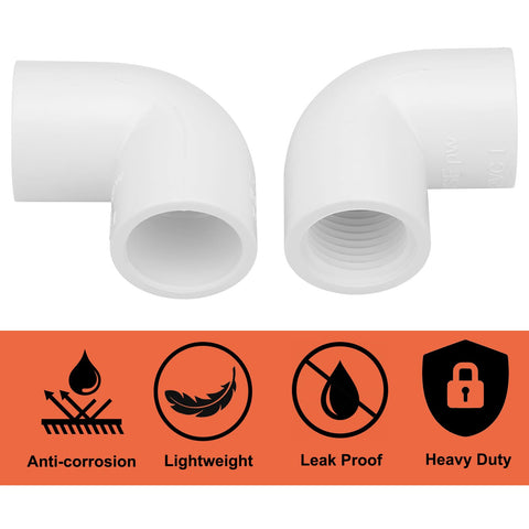 Lswteiz frost and corrosion resistant PVC elbow for outdoor use