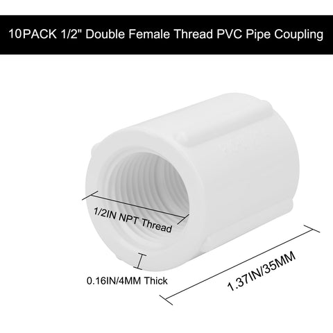 Lswteiz PVC coupling interior view showing smooth bore for low friction.