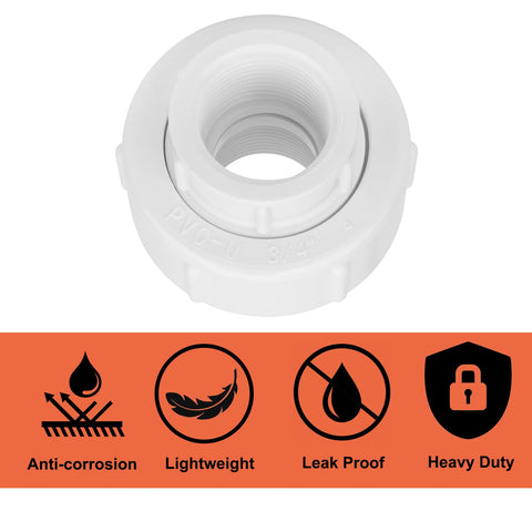 LSWTEIZ Schedule 40 PVC parts suited for irrigation and outdoor plumbing.