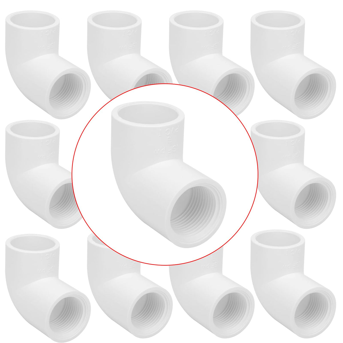 LSWTEIZ slip-to-female-thread elbow 3/4in enables quick, secure piping connections.