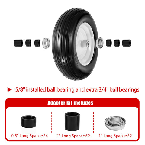 LTNICER axle bore 5/8 inch detail for simple universal installation