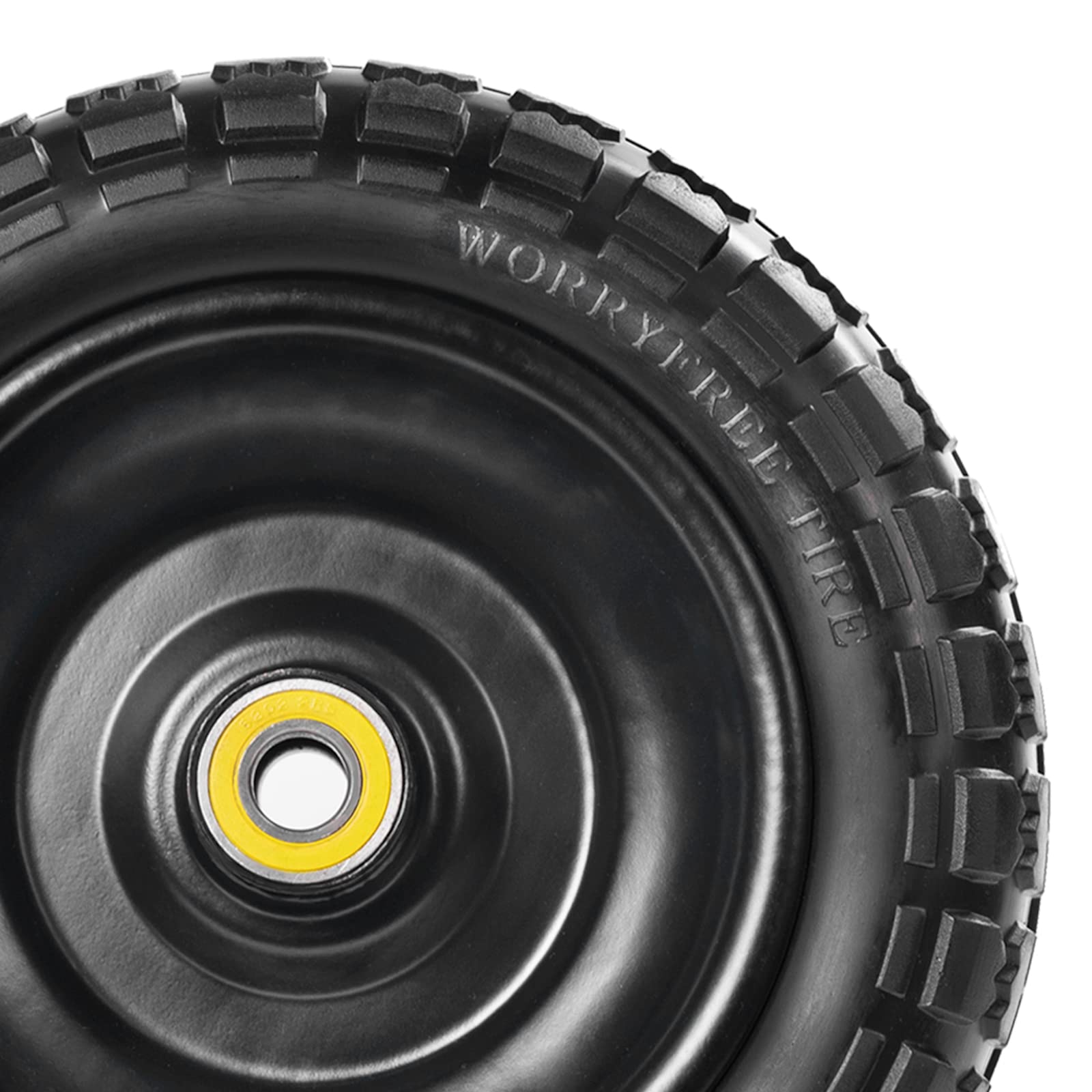 LTNICER 5/8-inch axle bore fits Gorilla carts securely.