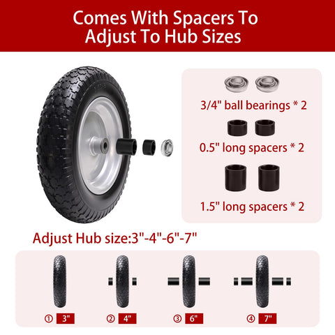 LTNICER centered hub 3-inch view for precise, balanced mounting.