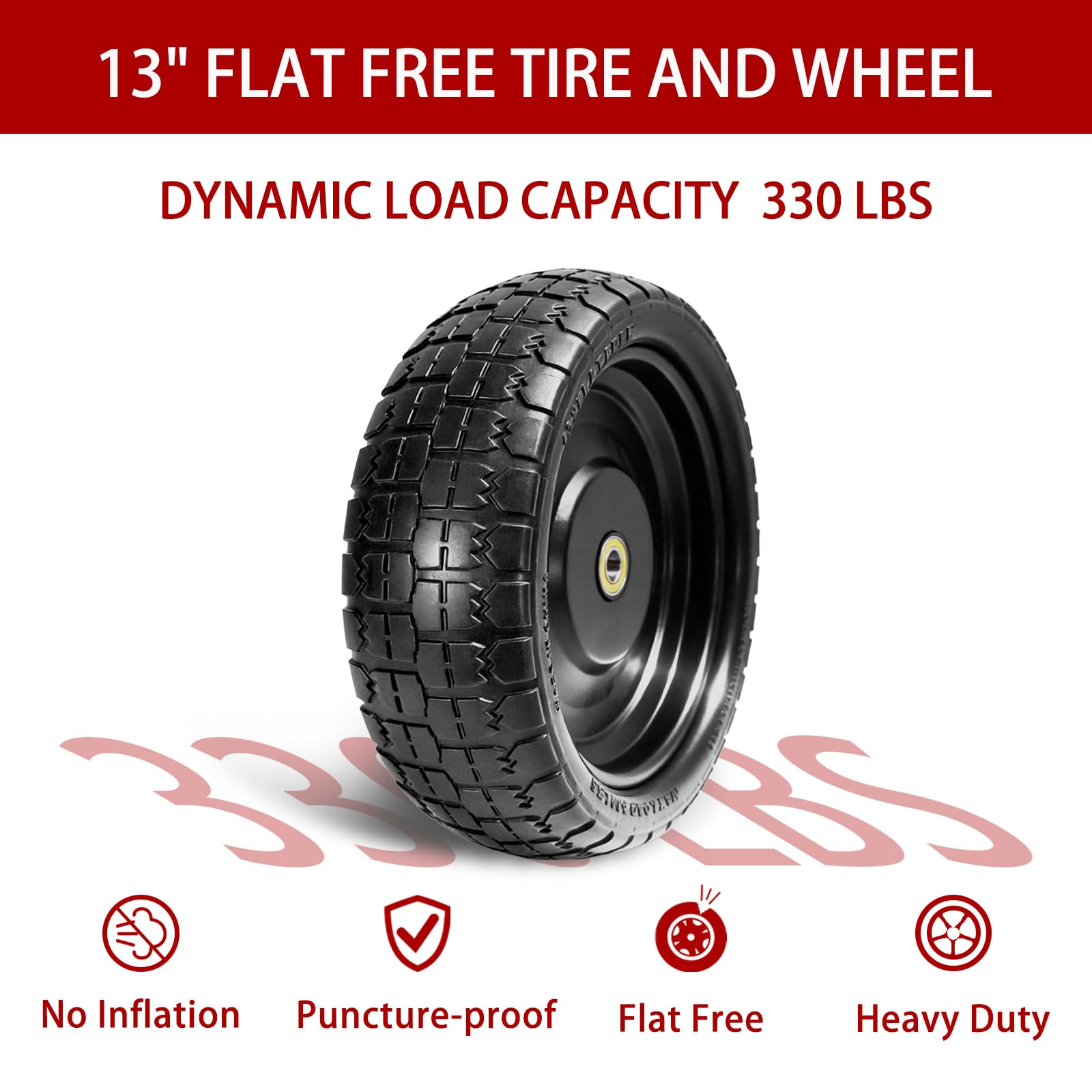 LTNICER 2-pack includes 5/8in bearing hub and washers.