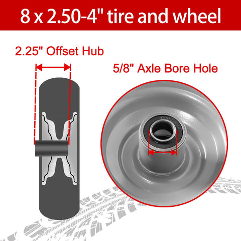 LTNICER hub offset 2-25 inch aligns with common yard carts