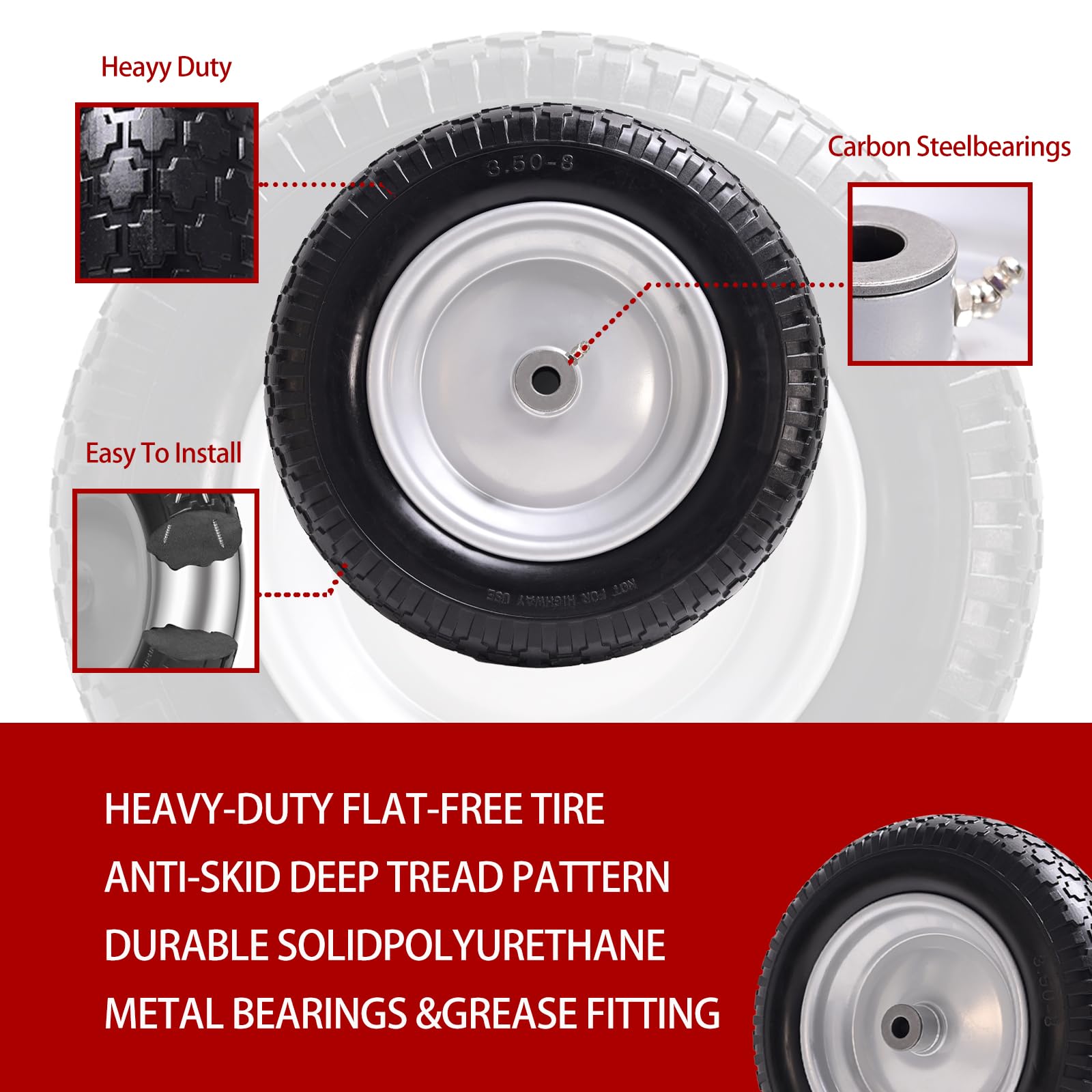LTNICER one-piece welded rim demonstrates durability against bending.