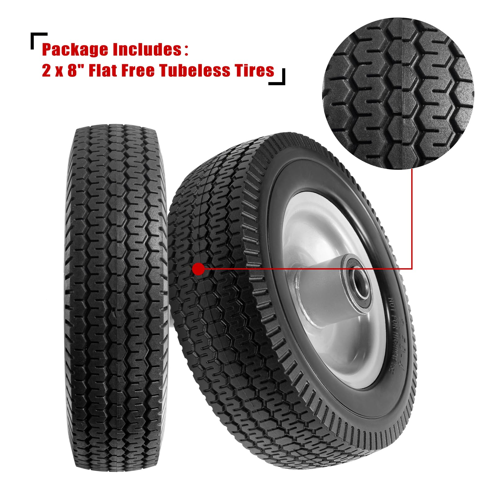 LTNICER rim diameter 4-88 inch matches common wheel assemblies