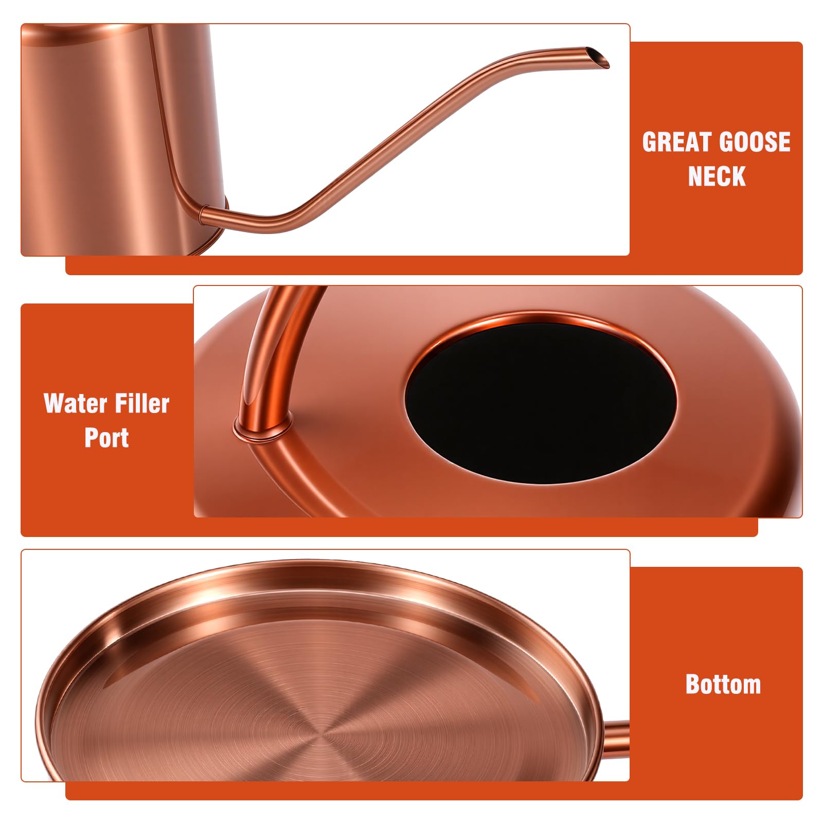 LTSUMI silicone nozzle included for gentle watering of seedlings