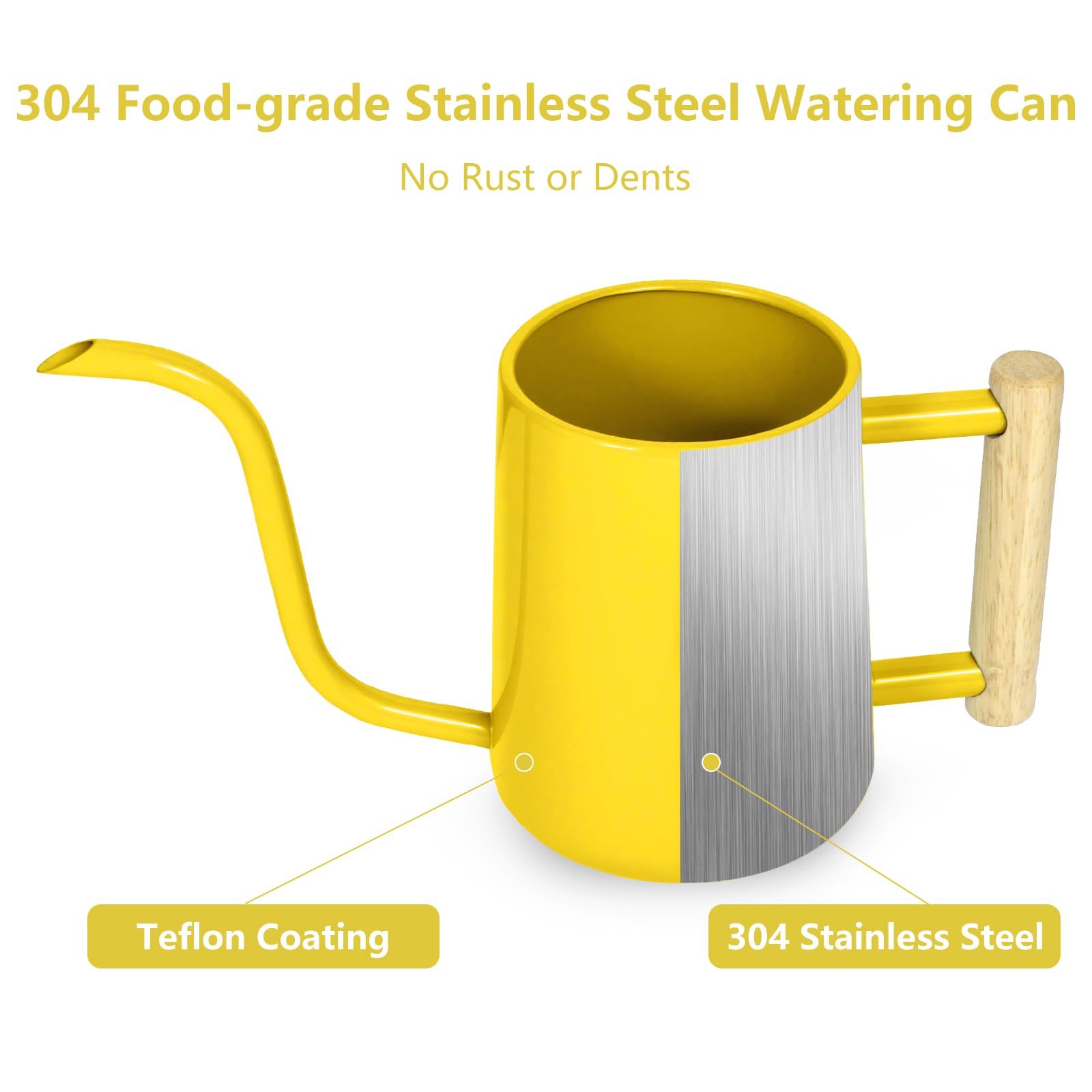 1000 ml capacity is ideal for multiple plants without frequent refills.