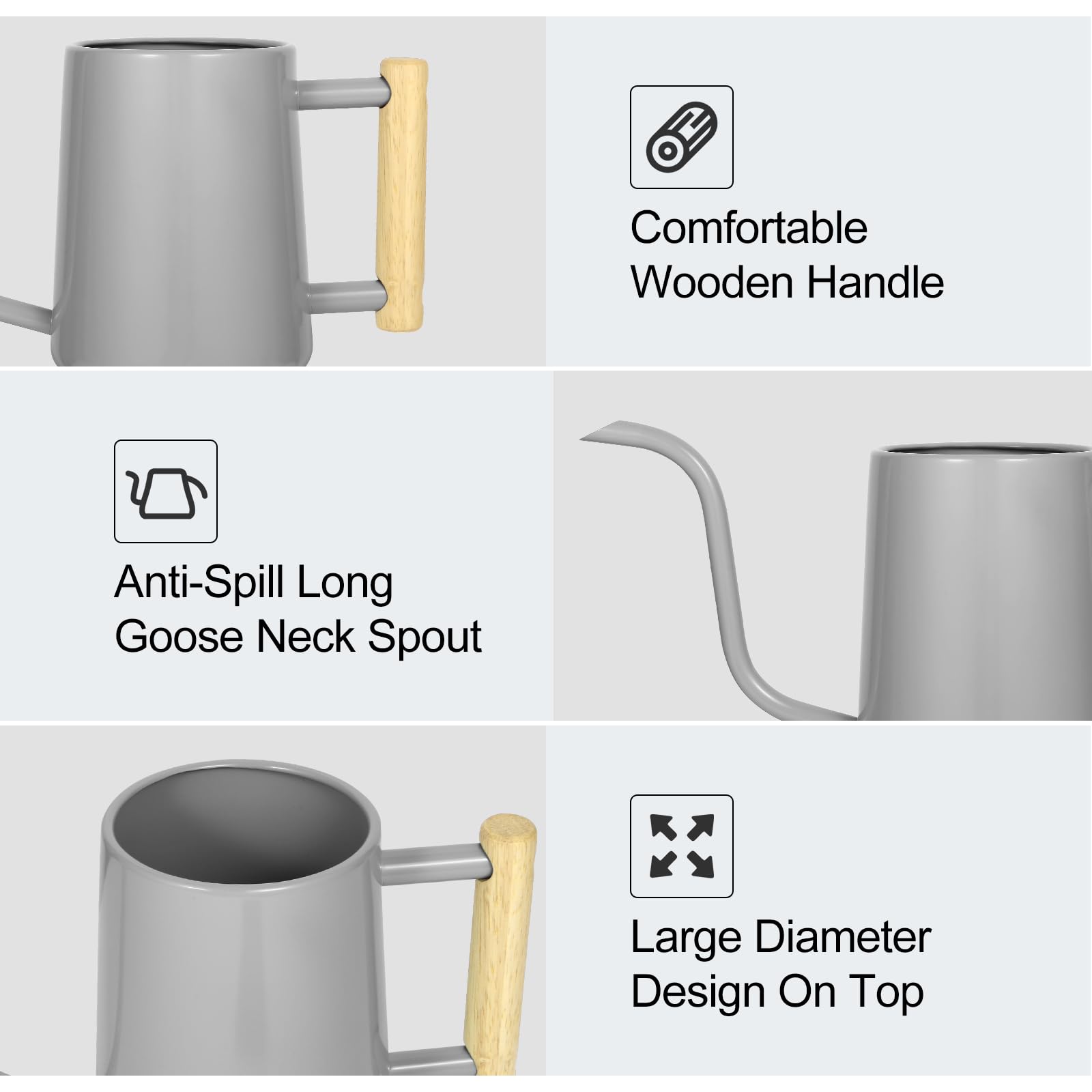 LTSUMI watering can ideal for bonsai and garden use in compact spaces.