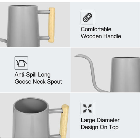 LTSUMI watering can ideal for bonsai and garden use in compact spaces.
