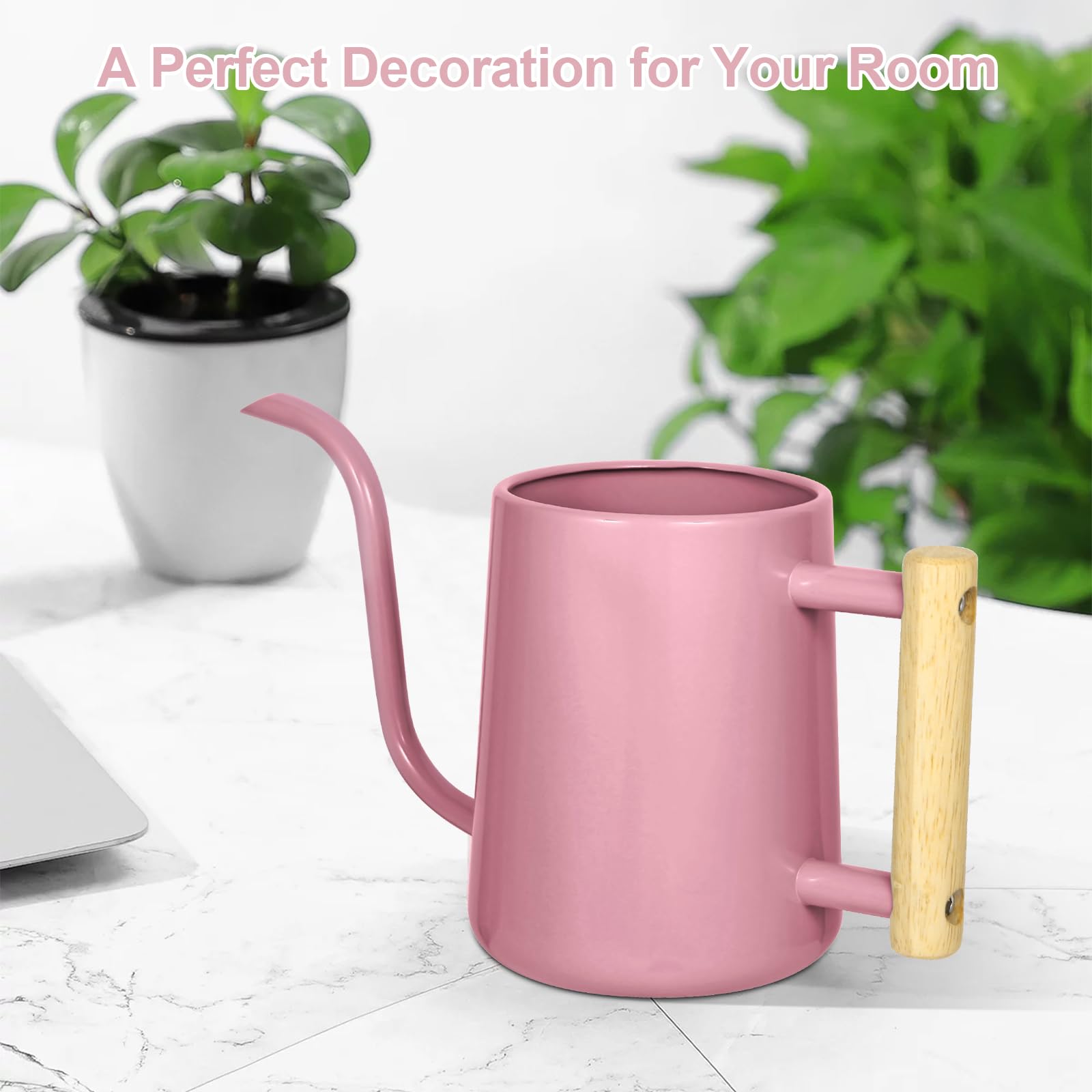 LTSUMI pink bonsai care watering can offers controlled pour