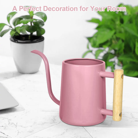 LTSUMI pink bonsai care watering can offers controlled pour