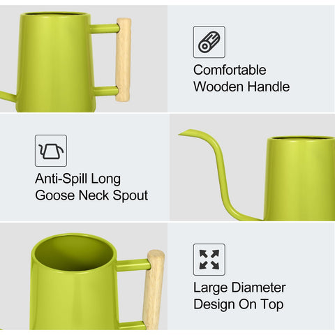 LTSUMI 1000ml capacity suits small-to-medium plant care tasks