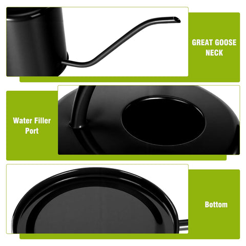 LTSUMI durable stainless steel resists rust and scratches for daily use
