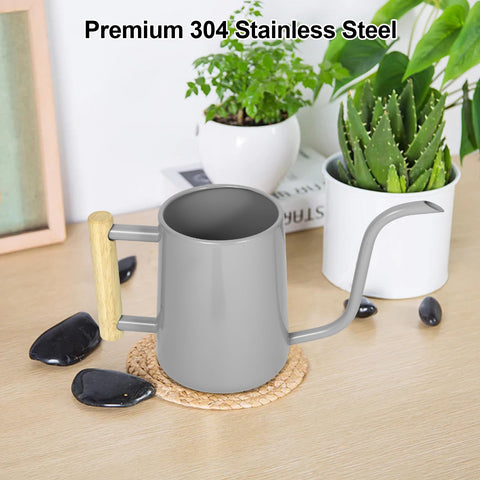 LTSUMI long-spout watering can enabling precise watering without spills.
