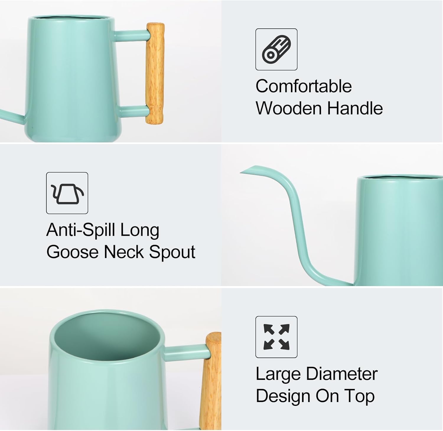 LTSUMI precise pour reduces spills for small pots