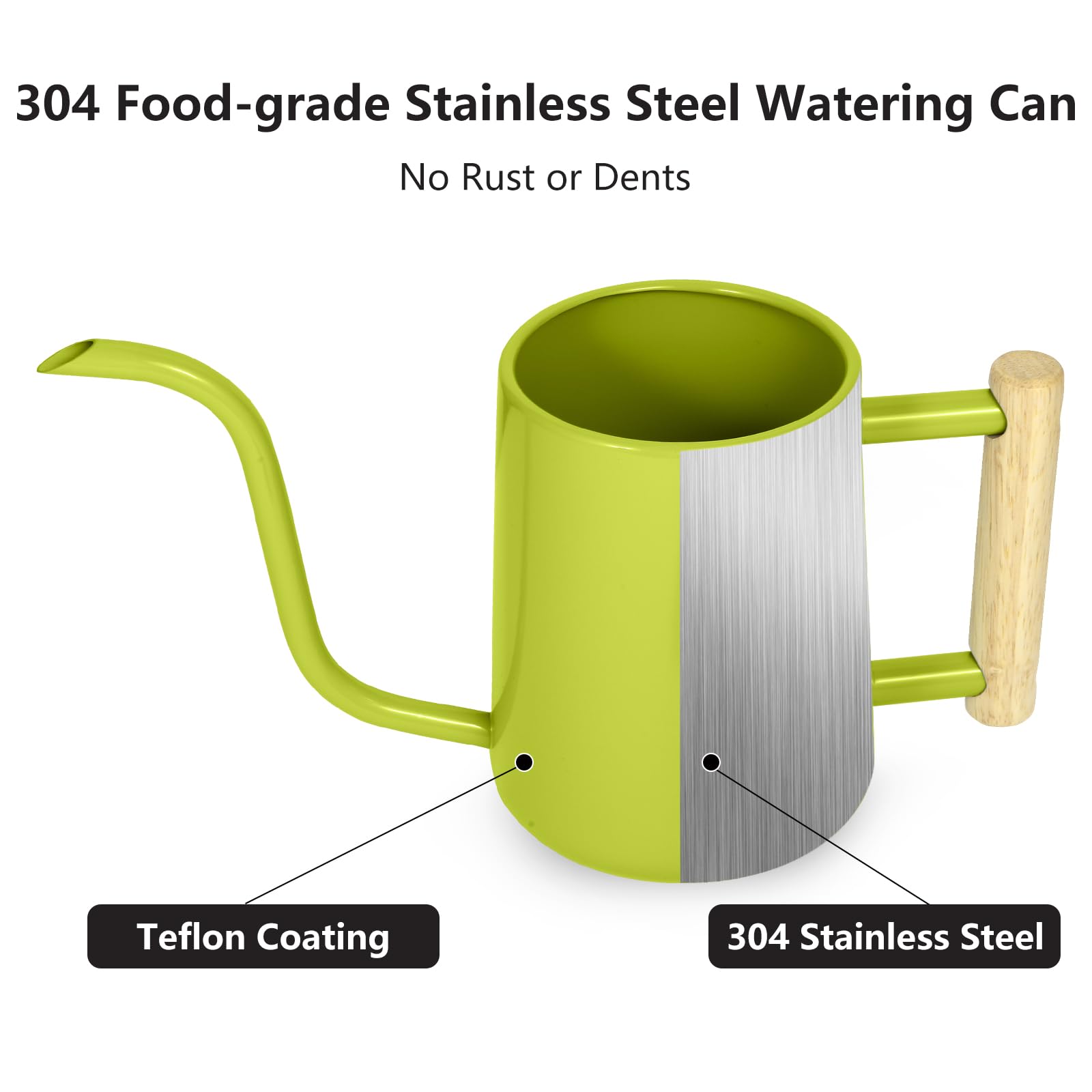 LTSUMI stainless-steel construction resists rust for durable daily use