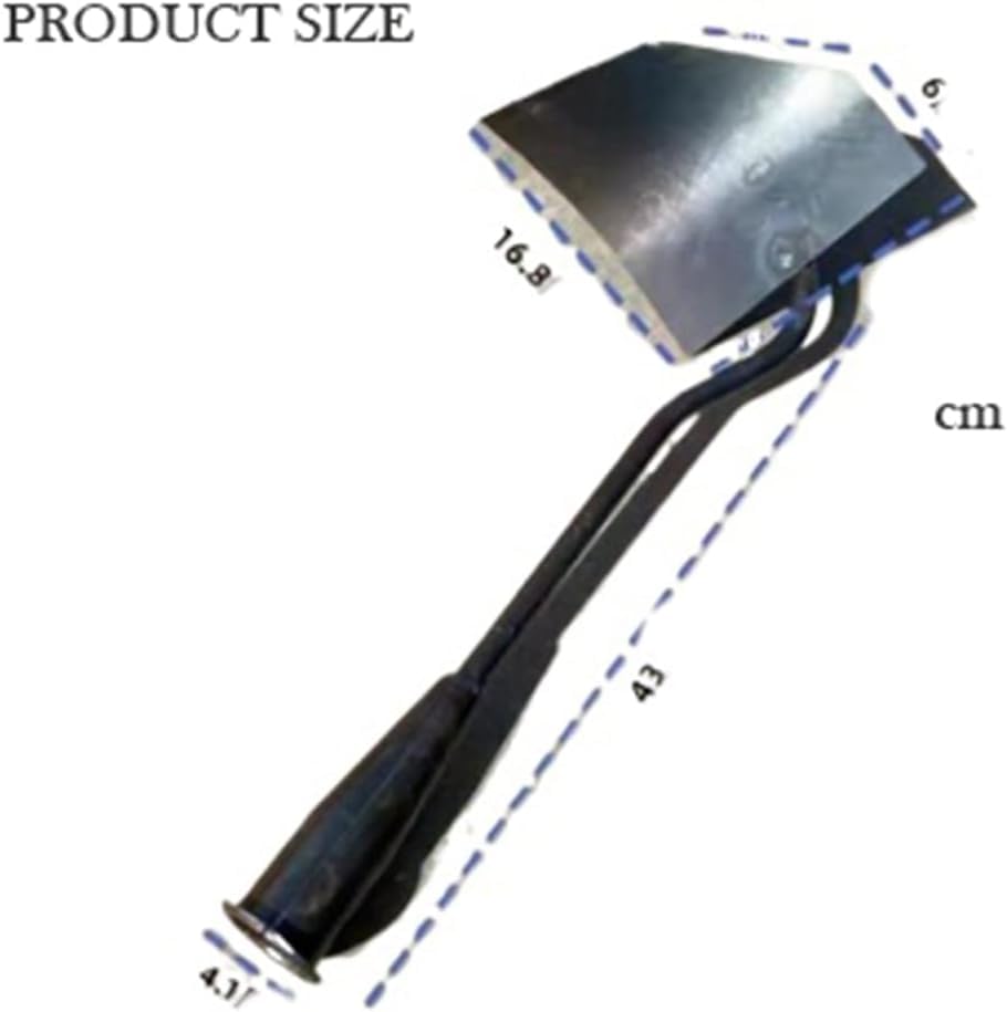 Lu7enWig landscaping triangle hoe head for ditches and edging tasks.