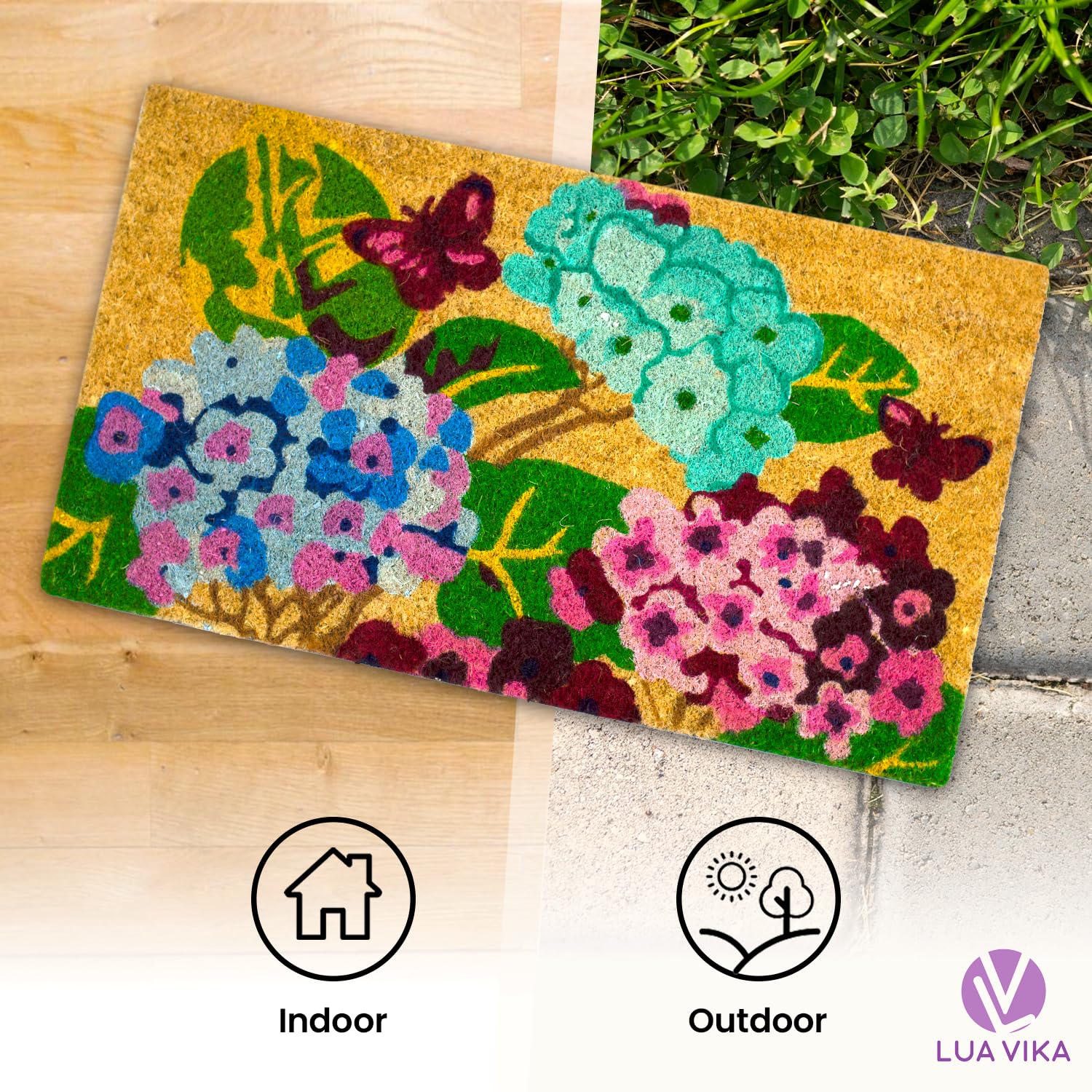 LUA VIKA non-slip back reduces slips and provides secure steps.