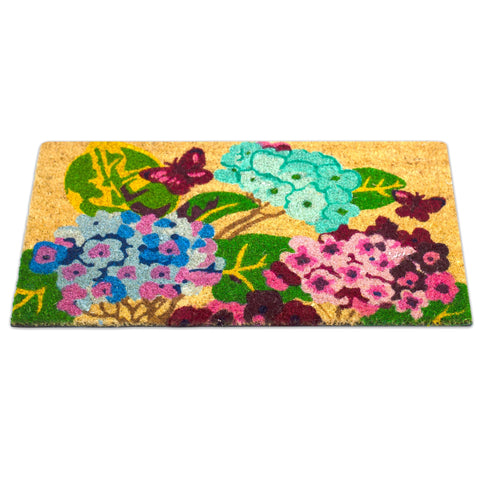 LUA VIKA door mat size 16x27-5 fits standard thresholds gracefully.