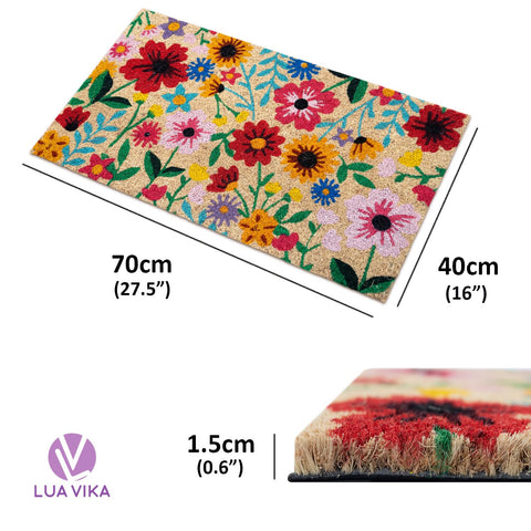 LUA VIKA Colorful doormat adds personality at entry
