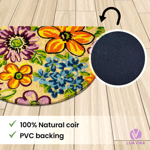 LUA VIKA easy-to-clean mat; shake or brush away dirt.