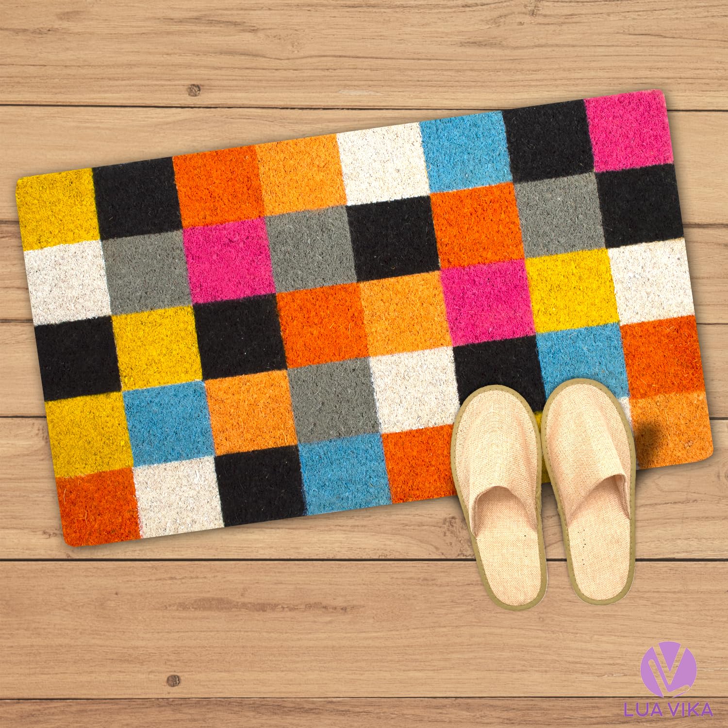LUA VIKA welcome mat usable indoors or outdoors for clean entry