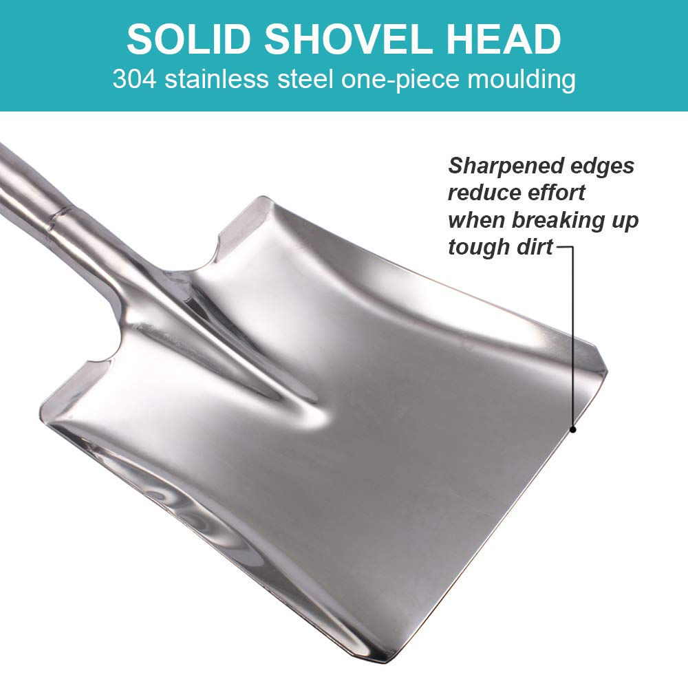 LUBAN 31.5-inch length enables strong leverage in soil.
