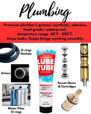 LubeTube used in an RV toilet seal for reliable bathroom performance