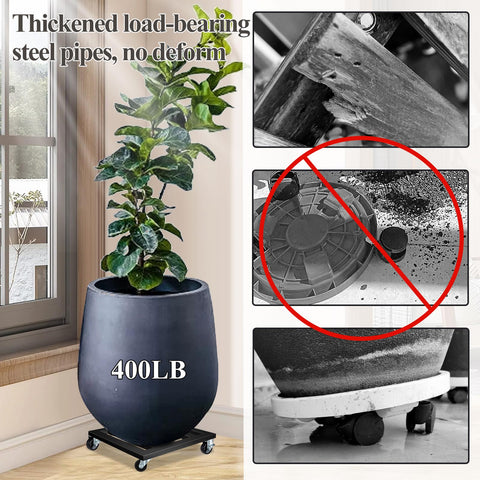 Luborn metal grid design plant dolly suitable for indoor and outdoor use