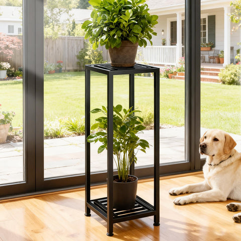 LUBORN two-tier structure emphasizes vertical display and space-saving arrangement.