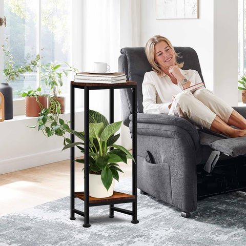 Luborn indoor plant stand at 31in height elevates plants toward sunlight
