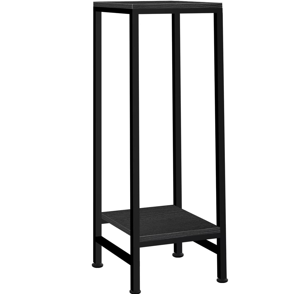 LUBORN plant stand 31inch two-tier elevates indoor plants for sun exposure.