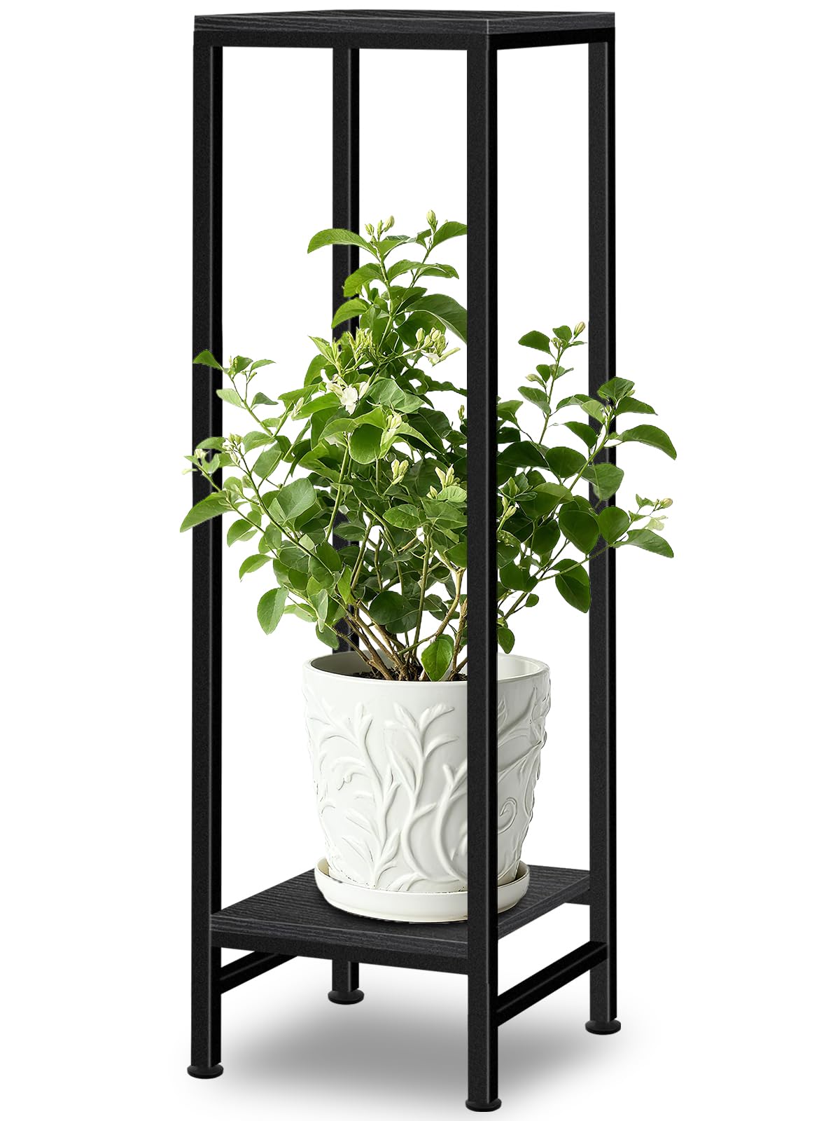 LUBORN 41in tall plant stand for adaptable indoor outdoor display.