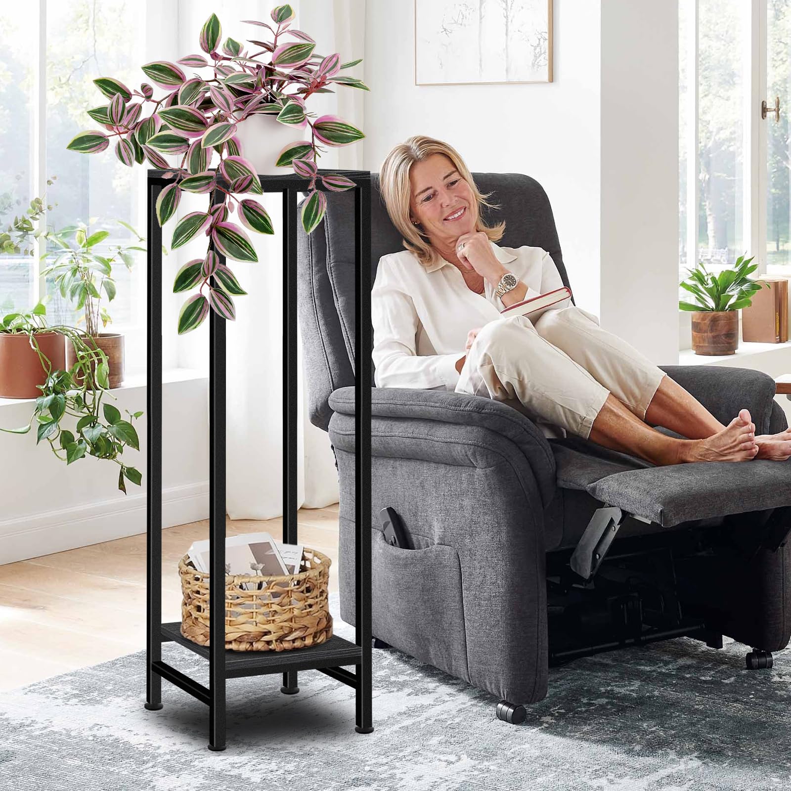 LUBORN adjustable feet protect floors on uneven surfaces.