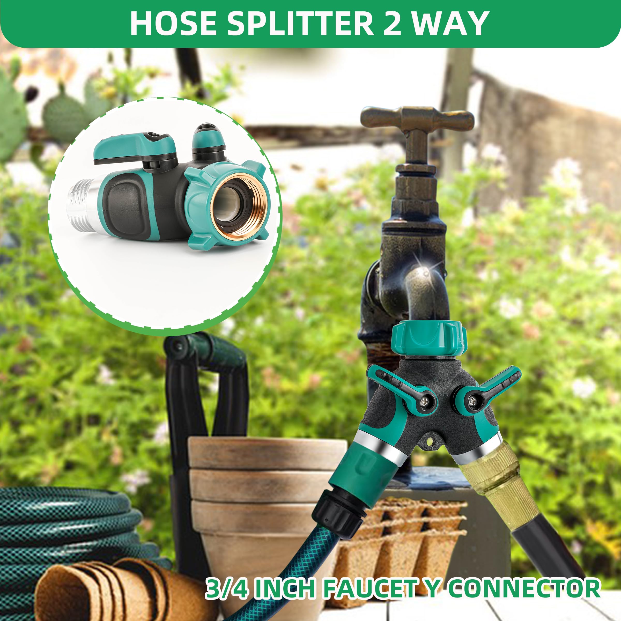 LUCDNC aluminum-copper inlet ensures durable, leak-resistant connection.