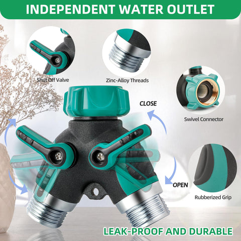 LUCDNC independent-port valves allow precise irrigation of multiple zones.
