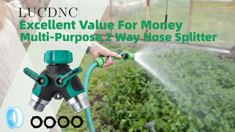 LUCDNC versatile irrigation adapter supports mist, sprinkler, and drip systems.