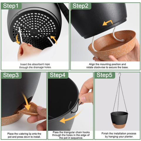 Lucieblessdesign self-watering tray helps maintain moisture with minimal care