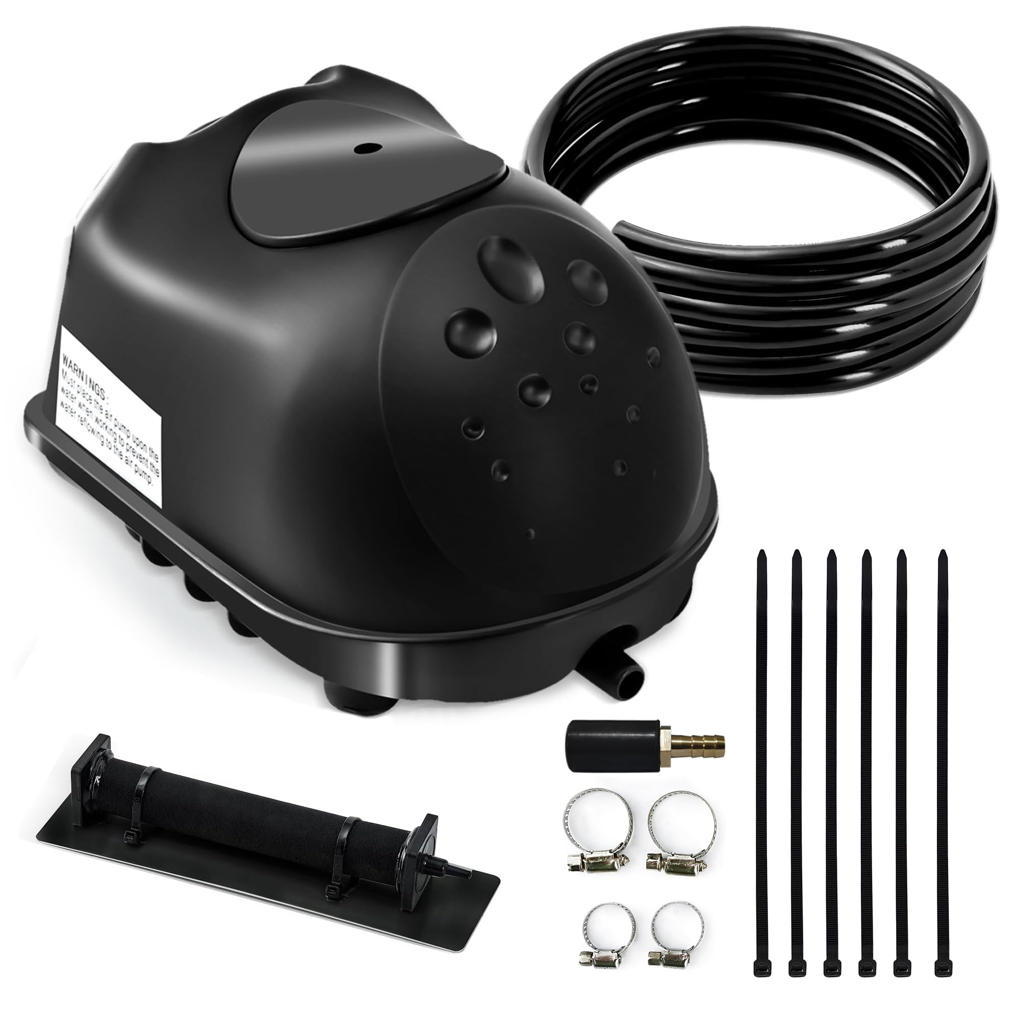 Luckerain pond aerator 8000 gallons pump boosts oxygen levels for large ponds