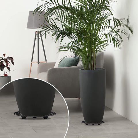 LUCKIPLUS deck protector elevates pots to prevent scuffs on outdoor surfaces.