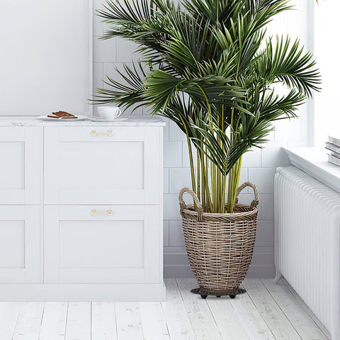 LUCKIPLUS plant elevator multipurpose use for flowers, herbs, and decorative pieces.