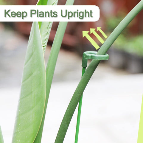 LUCKJUJU 30 plant clips firmly attach single stems